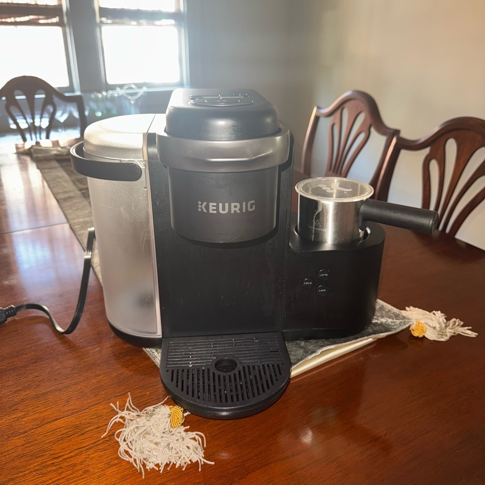 Keurig Black and Silver Coffee Maker
